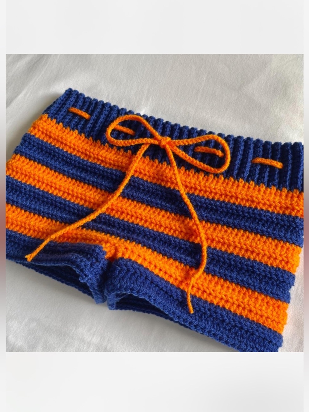 Crochet Low Rise Shorts - Picture 3 of 5